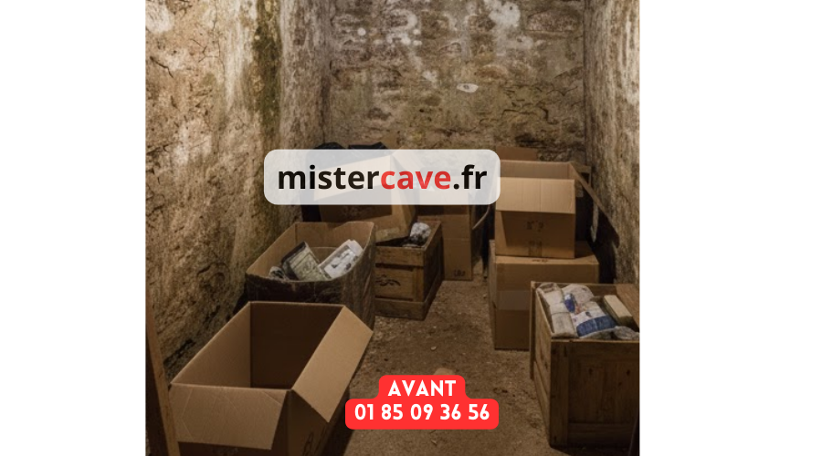 Cave Boulogne avant : sous-sol brut